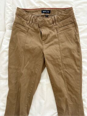 Nautica Men's Khaki/Tan Straight-Leg Chinos